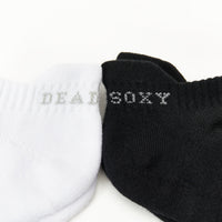 Black and White Ankle Socks 2-Pack