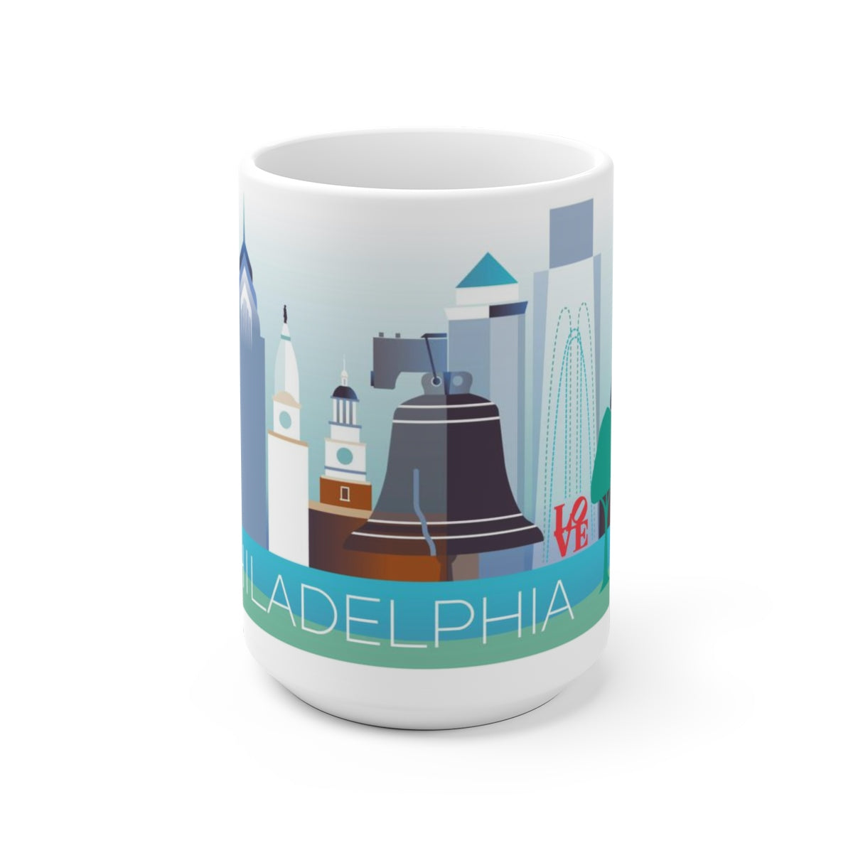 PHILADELPHIA 11 OZ OR 15 OZ CERAMIC MUG