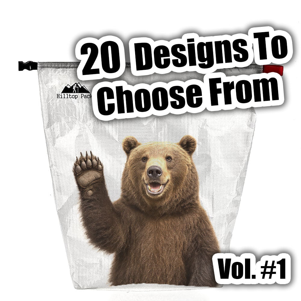 Food Bags Fun Prints Vol #1 (D50T ultralight fabric)