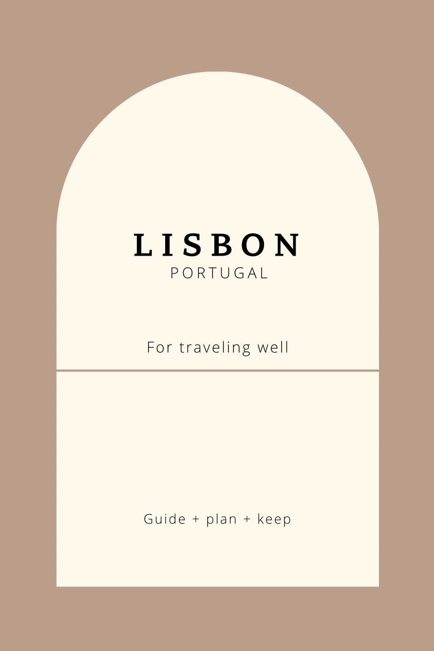 Trip Planner Portugal: A Lisbon Travel Book for a Smooth Adventure