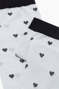 Shimmering Socks Conte Fantasy - "Hearts" Designs