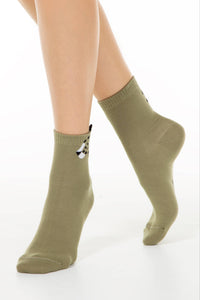 Cotton Socks Conte Classic 249 - Picot "Leopard"