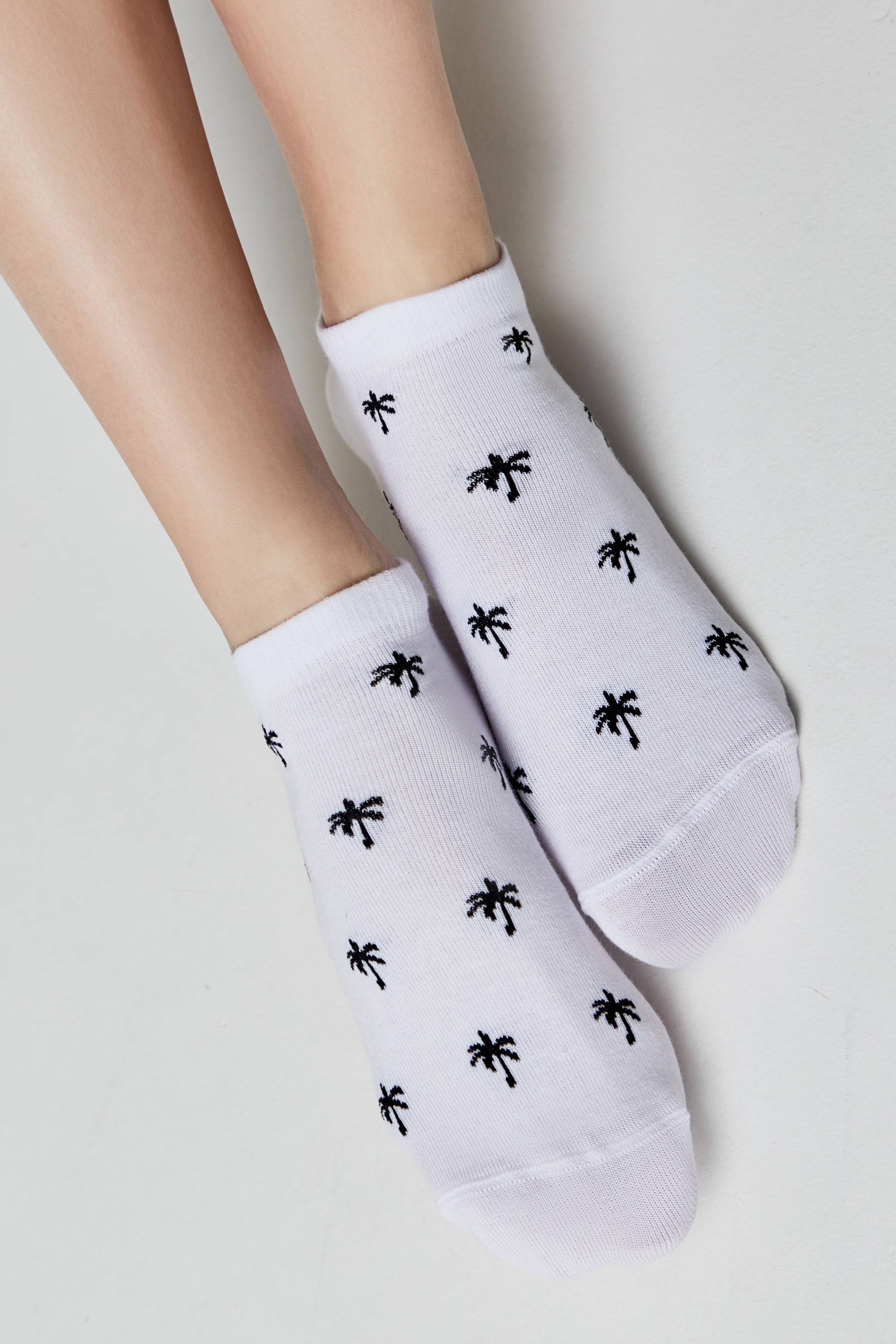 Cotton Ankle Socks Conte Active - 589 Palm Trees