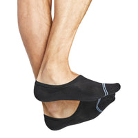 Luna Black No Show Socks - 6-Pack