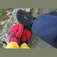 Polar Feet Fleece Tabi Socks - Black