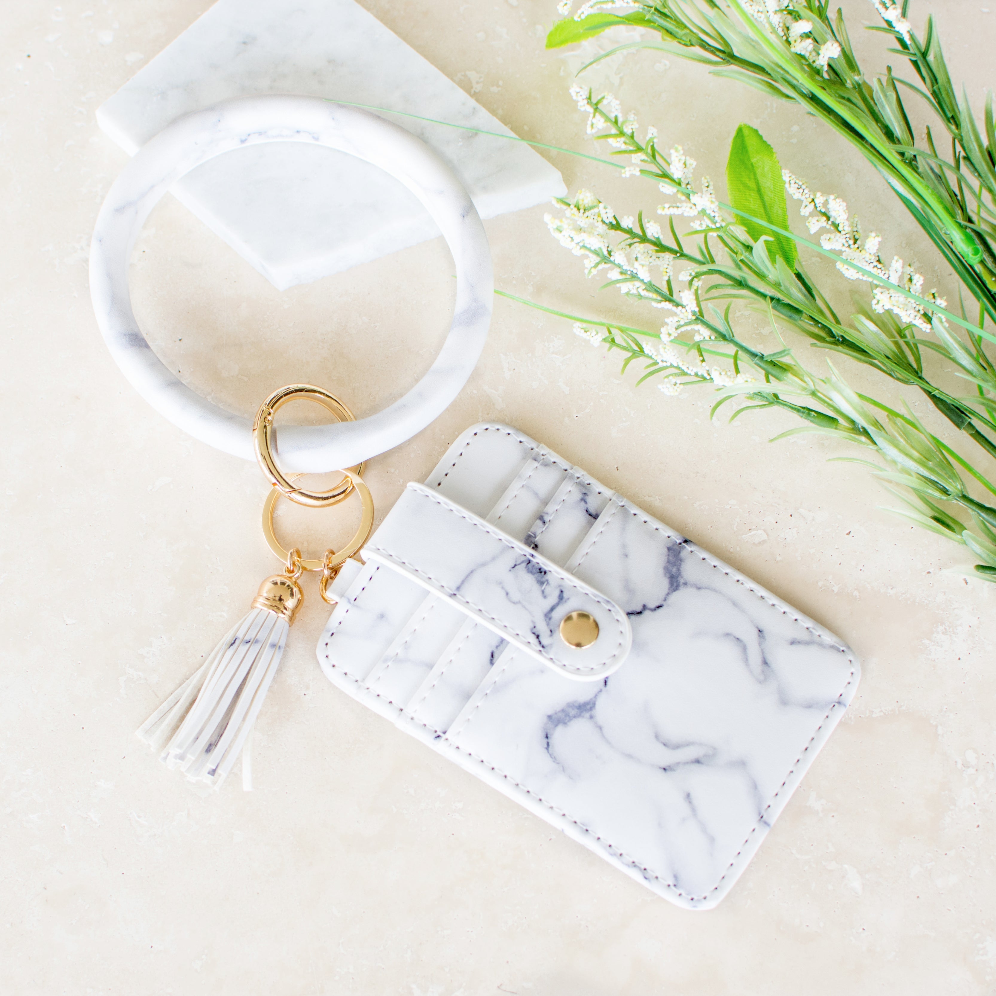 Key Ring Wallet Bracelet