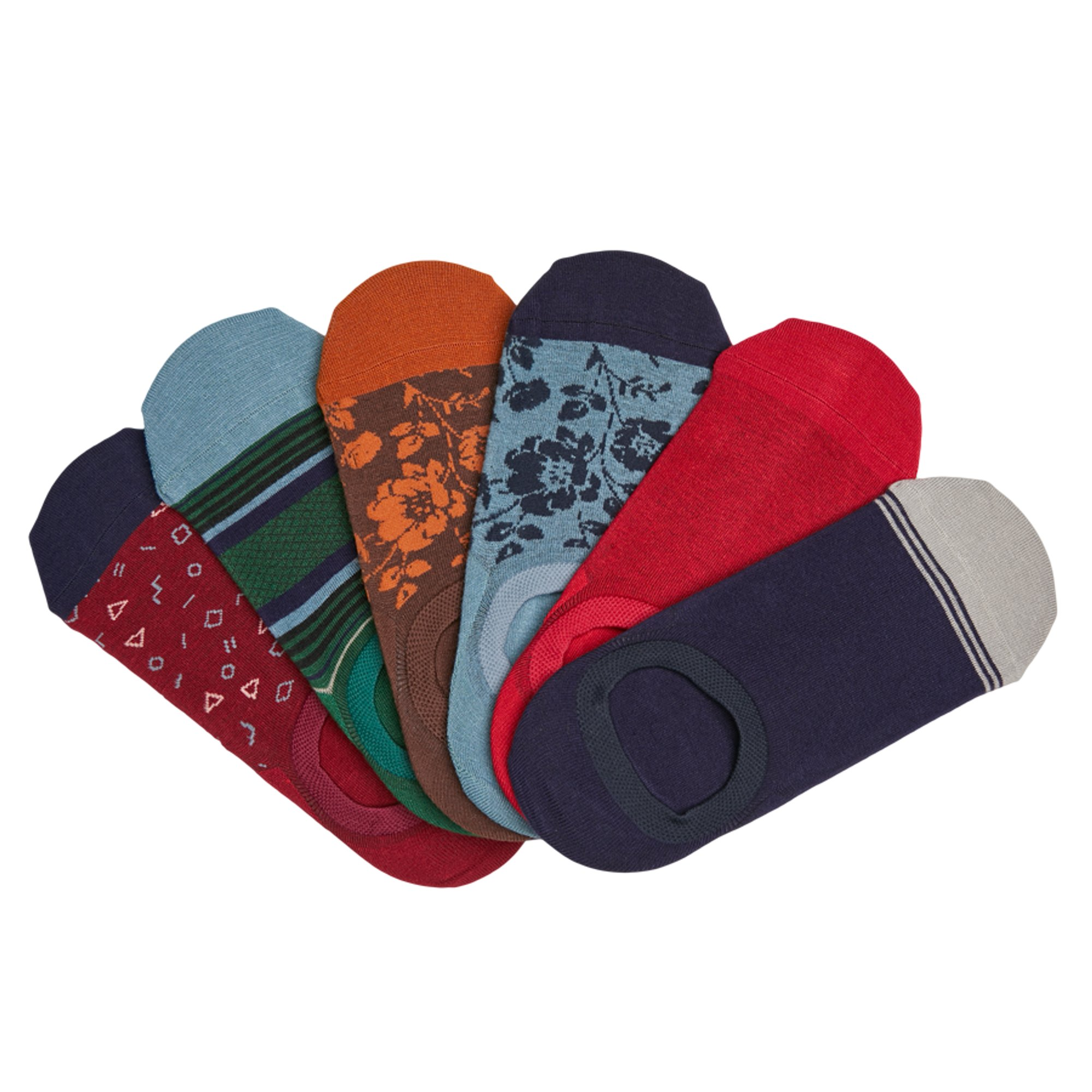 No-Show Sock 6-Pack - vp3 [ SMALL ]