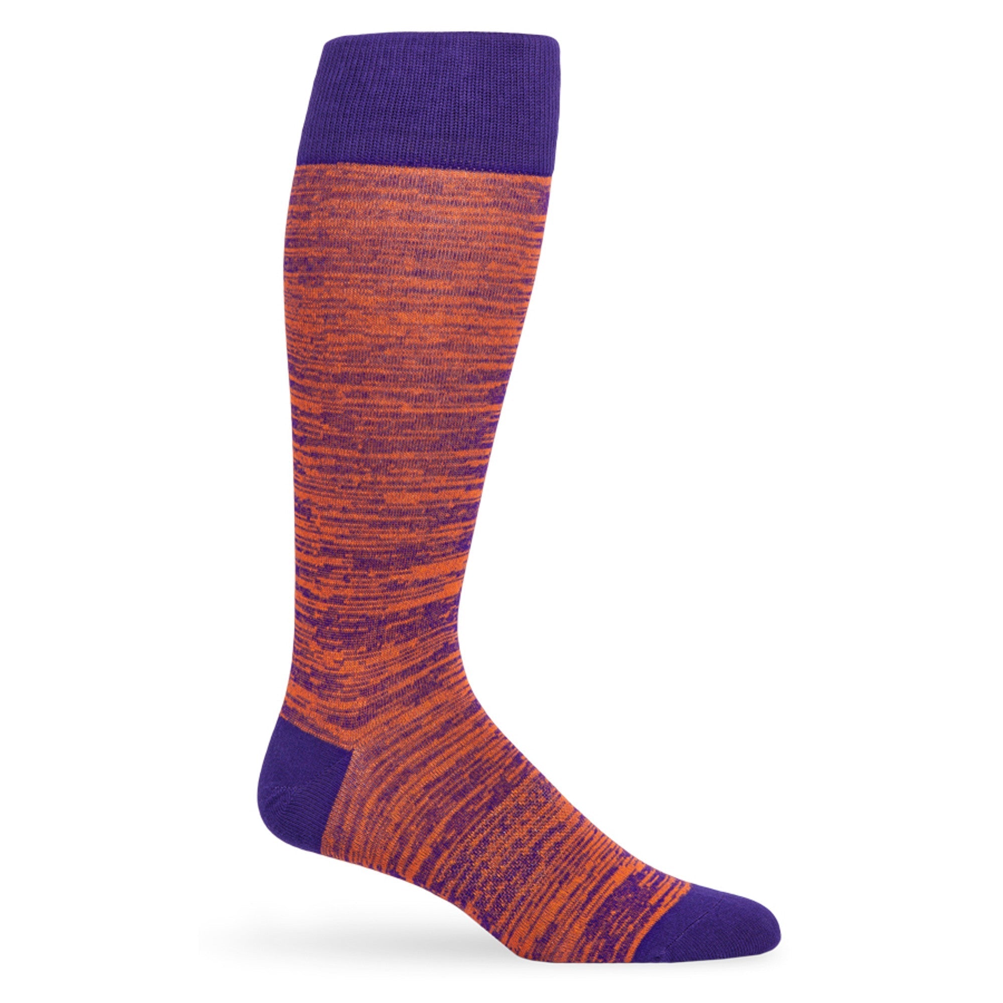 Purple / Orange Marl Dress Socks