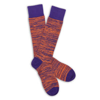 Purple / Orange Marl Dress Socks