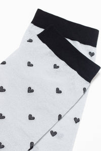 Shimmering Socks Conte Fantasy - "Hearts" Designs