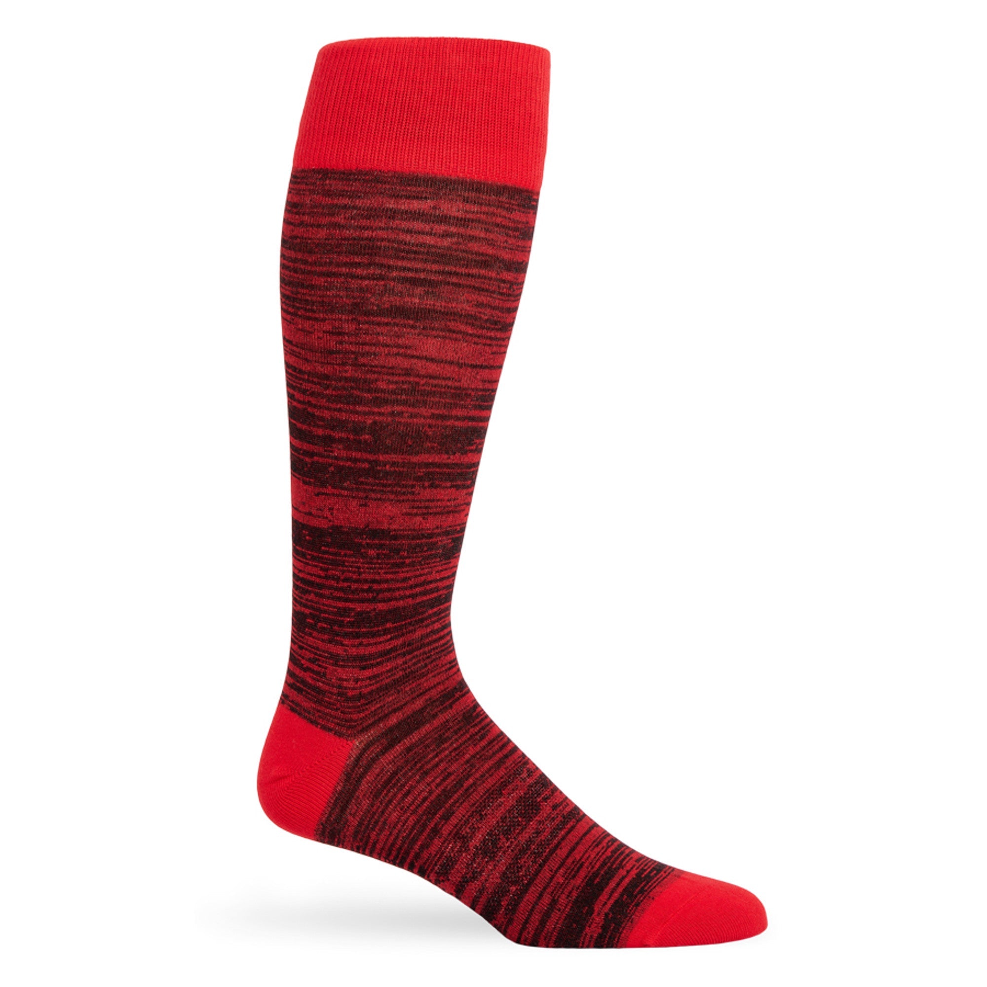 Red / Black Marl Dress Socks