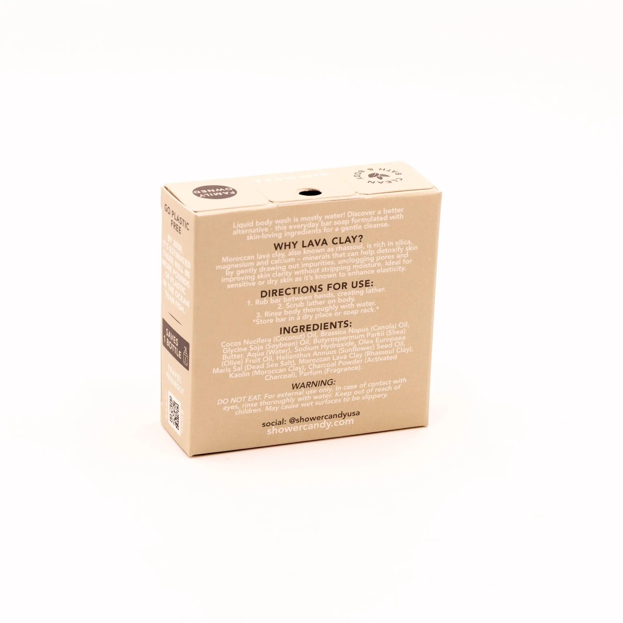 Desert Salt Body Wash Bar – Detox with Lava Clay & Minerals