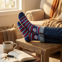 Stripe Sip Dress Socks
